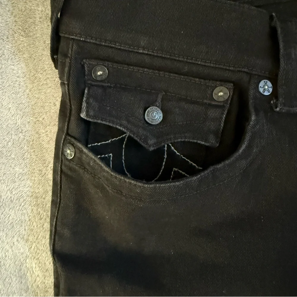 True Religion RICKY RELAXED STRAIGHT JEAN Mens Size 36